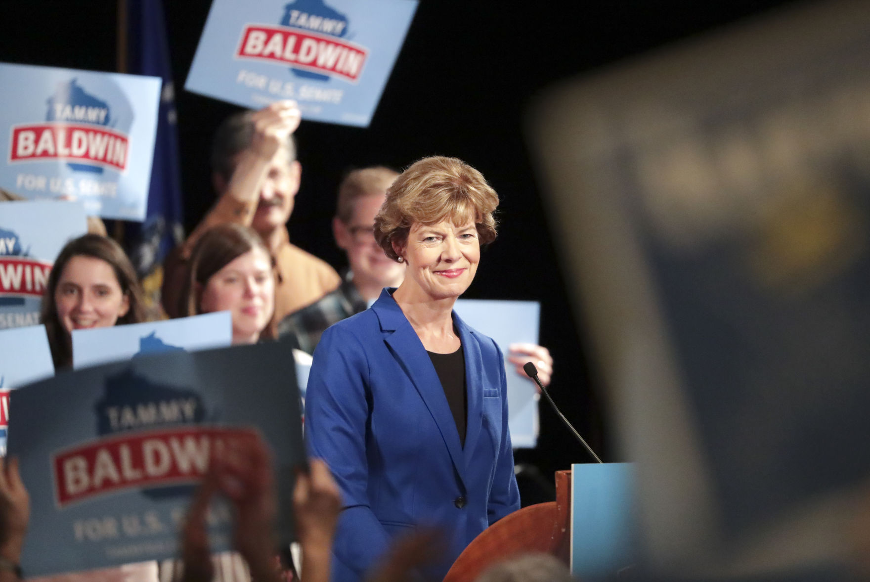 Baldwin wins re-election